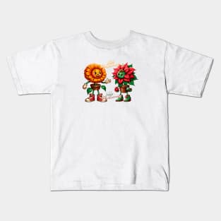 Cempasuchil & Cuetlaxochitl | Chicano Style Kids T-Shirt